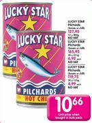 Lucky Star Pilchards(Tomato Or Chilli)-215g Each