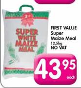 First Value Super Maize Meal-12.5kg NO VAT