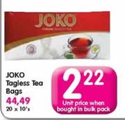 Joko Tagless Tea Bags-20 x 10's