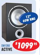 Dixon 12" 60W RMS Home Theatre Subwoofers SW1260 Active