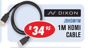 Dixon 1M HDMI Cable JBHDMI1M