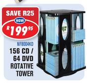 156 CD/64 DVD Rotative Tower NF8004KD