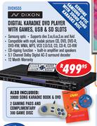 Dixon Digital Karaoke DVD Player With Games, USB & SD Slots DVDK555