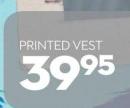 Printed Vest