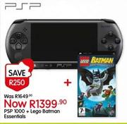 PSP 1000+ Lego Batman Essentials