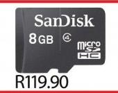 Sandisk 8GB MicroSD HC