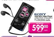 Sony 4GB MP4 Video Player