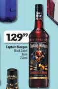 Captain Morgan Black Label Rum-750ml