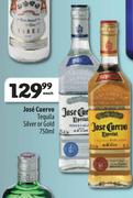 Jose Cuervo Tequila Silver Or Gold-750ml Each