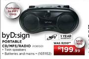 byD:sign Portable CD/MP3/Radio (POR1001)