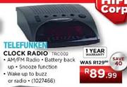 Telefunken Clock Radio-TRC002
