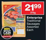 Enterprise Traditional Sausages Assorted Each