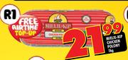 2Mielie Kip Chicken Polony-1kg