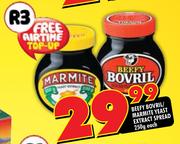 2Beefy Bovril/Marmite Yeast Extract Spread-250g