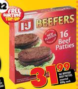 I&J Beefers Beef Patties-800g