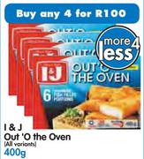 I&J Out 'O The Oven (All Variants)-4x400g