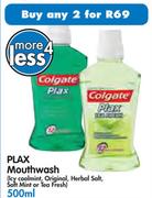 Colgate Plax Mouthwash-2x500ml