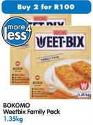 Bokomo Weetbix Family Pack-2x1.35kg
