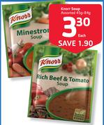 Knorr Soup Assorted-45-84g Each