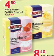 Moir's Instant Pudding Assorted-90g Each