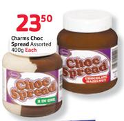 Charms-Choc Spread Assorted-400g Each
