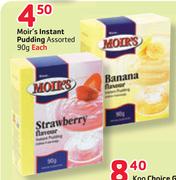 Moir's Instant-Pudding Assorted-90g Each