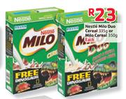Nestle Milo Duo Cereal 335g Or Milo Cereal 350g-Each