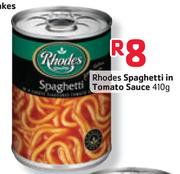Rhodes Spaghetti In Tomato-Sauce-410g