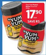 Yum Yum Peanut Butter-400gm Each