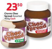 Charms Choc Spread-400G Each