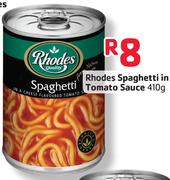 Rhodes Spaghetti In Tomato Sauce-410G