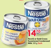 Nestle Or Gold Cross Sweetened Condensed Milk-385G Each