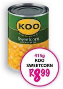 Koo Sweetcorn-415gm