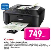 Canon 4-In-1 Colour Inkjet Printer MX394