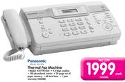 Panasonic Thermal Fax Machine KX-FT932SA