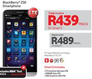 Blackberry Z30 Smartphone-On Smart S