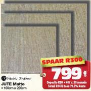 Jute Matte 160x220Cm-Elk