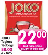 Joko Tagless Teabags-4x100's