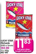 Lucky Star Pilchards (Chilli Or Tomato)-12x400g