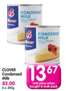 Clover Condensed Milk-6x385g