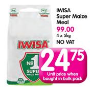 Iwisa Super Maize Meal-4x5kg