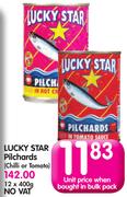 Lucky Star Pilchards(Chilli Or Tomato)-12x400g
