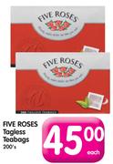 Five Roses Tagless Teabags-200's Each