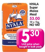 Nyala Super Maize Meal-10x1kg