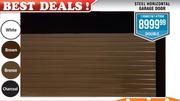 Steel Horizontal Garage Door (Double)
