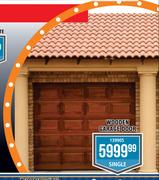 Wooden Garage Door (Single)