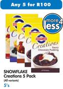 Snowflake Creations 5 Pack(All Variants)-5's