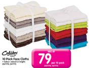 Colibri 10 Pack Face Cloths-Per 10 pack