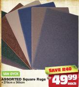 Van Dyck Assorted Square Rugs 275x365Cm-Each