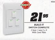 Build It Switch Complete-3 Lever 1-Way